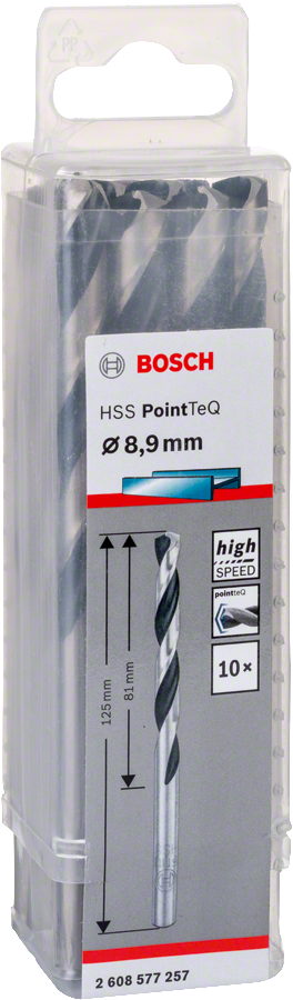 Bosch - HSS-PointeQ Metal Matkap Ucu 8,9 mm 10'lu - Resim 2