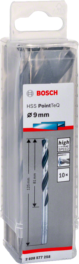 Bosch - HSS-PointeQ Metal Matkap Ucu 9,0 mm 10'lu - Resim 2