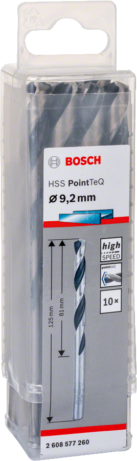 Bosch - HSS-PointeQ Metal Matkap Ucu 9,2 mm 10'lu - Resim 2