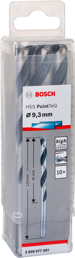 Bosch - HSS-PointeQ Metal Matkap Ucu 9,3 mm 10'lu - Resim 2