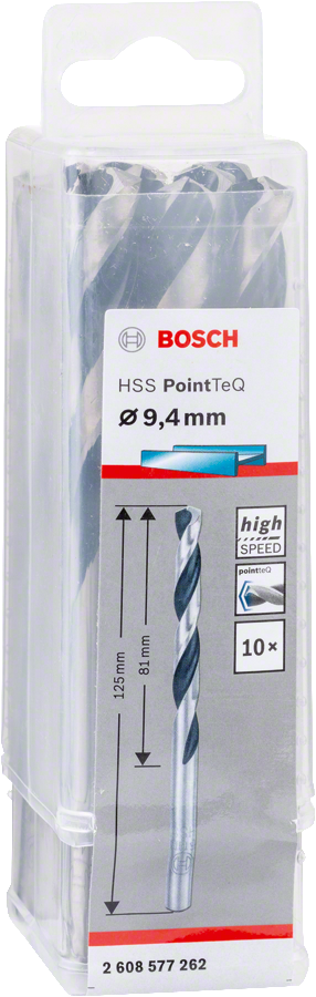 Bosch - HSS-PointeQ Metal Matkap Ucu 9,4 mm 10'lu - Resim 2