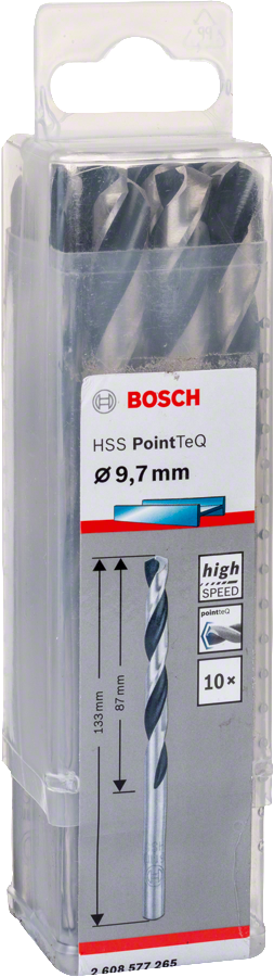 Bosch - HSS-PointeQ Metal Matkap Ucu 9,7 mm 10'lu - Resim 2