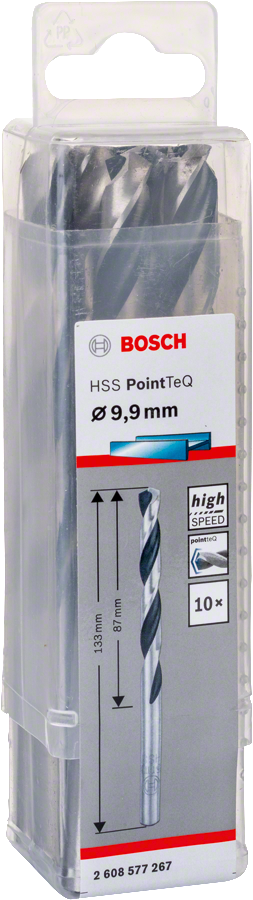 Bosch - HSS-PointeQ Metal Matkap Ucu 9,9 mm 10'lu - Resim 2