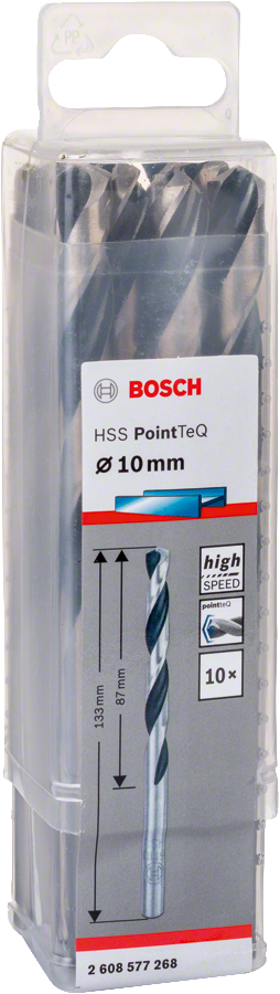Bosch - HSS-PointeQ Metal Matkap Ucu 10,0 mm 10'lu - Resim 2