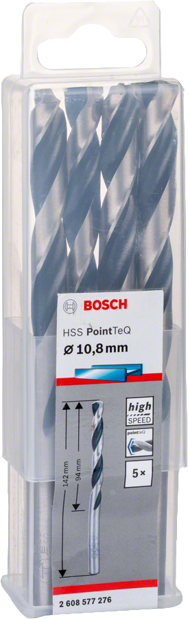 Bosch - HSS-PointeQ Metal Matkap Ucu 10,8 mm 5'li - Resim 2