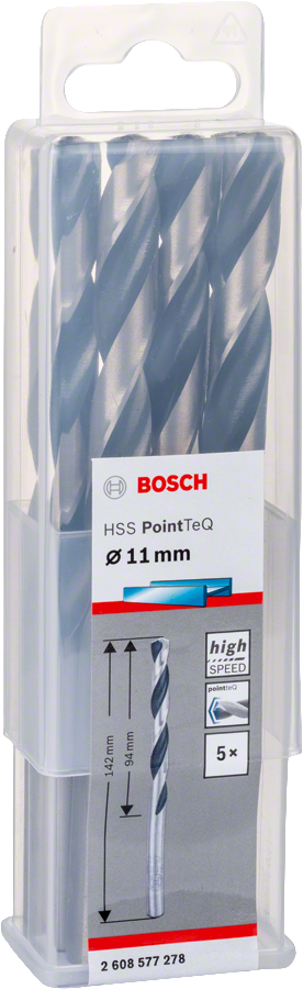 Bosch - HSS-PointeQ Metal Matkap Ucu 11,0 mm 5'li - Resim 2
