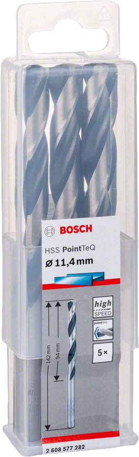 Bosch - HSS-PointeQ Metal Matkap Ucu 11,4 mm 5'li - Resim 2