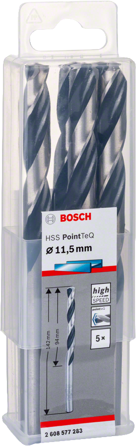 Bosch - HSS-PointeQ Metal Matkap Ucu 11,5 mm 5'li - Resim 2