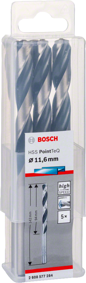Bosch - HSS-PointeQ Metal Matkap Ucu 11,6 mm 5'li - Resim 2