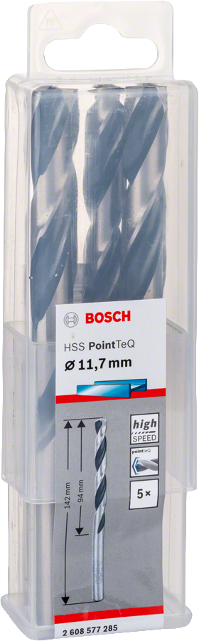 Bosch - HSS-PointeQ Metal Matkap Ucu 11,7 mm 5'li - Resim 2