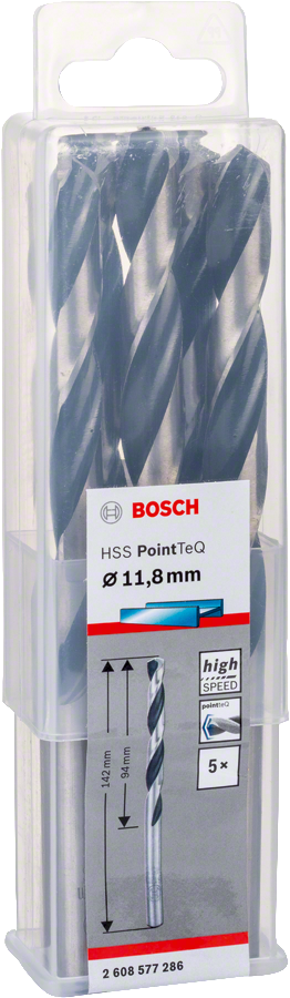 Bosch - HSS-PointeQ Metal Matkap Ucu 11,8 mm 5'li - Resim 2