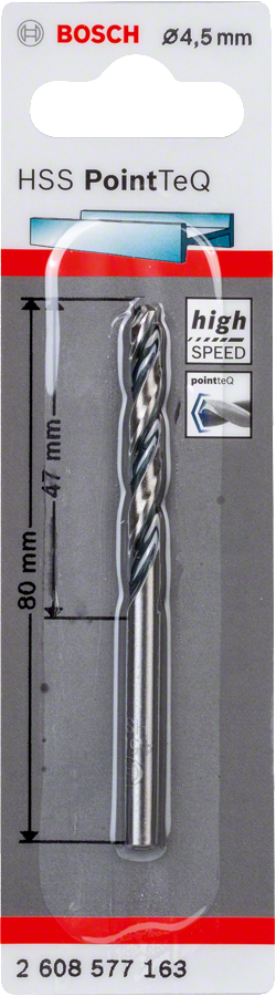 Bosch - HSS-PointeQ Metal Matkap Ucu 4,5 mm - Resim 2