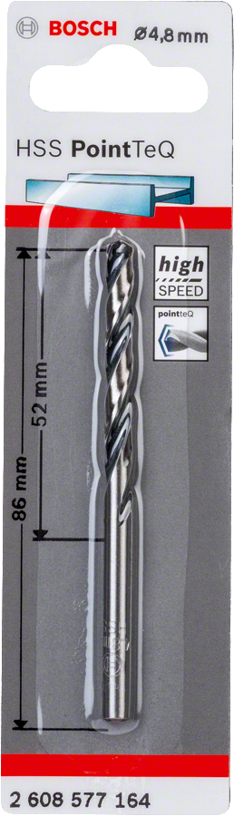 Bosch - HSS-PointeQ Metal Matkap Ucu 4,8 mm - Resim 2