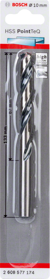 Bosch - HSS-PointeQ Metal Matkap Ucu 10,0 mm - Resim 2