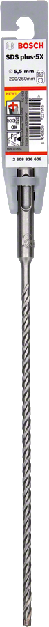 Bosch - SDS-Plus-5X Serisi Kırıcı Delici Matkap Ucu 5,5*260 mm - Resim 2