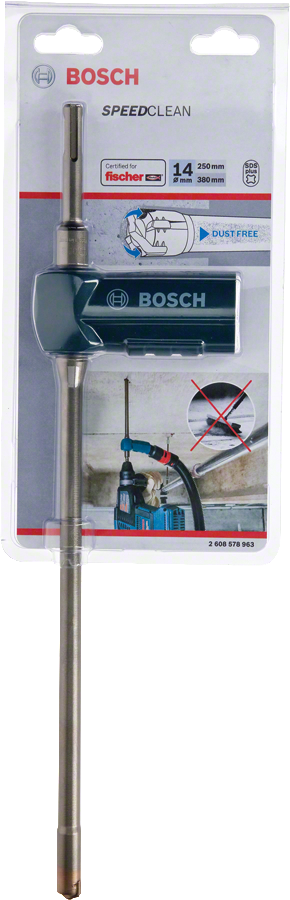 Bosch - SDS-Plus-9 Speed Clean Serisi Toz Atma Kanallı Kırıcı Delici Matkap Ucu 14*380 mm - Resim 2