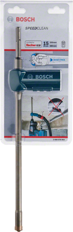 Bosch - SDS-Plus-9 Speed Clean Serisi Toz Atma Kanallı Kırıcı Delici Matkap Ucu 15*380 mm - Resim 2