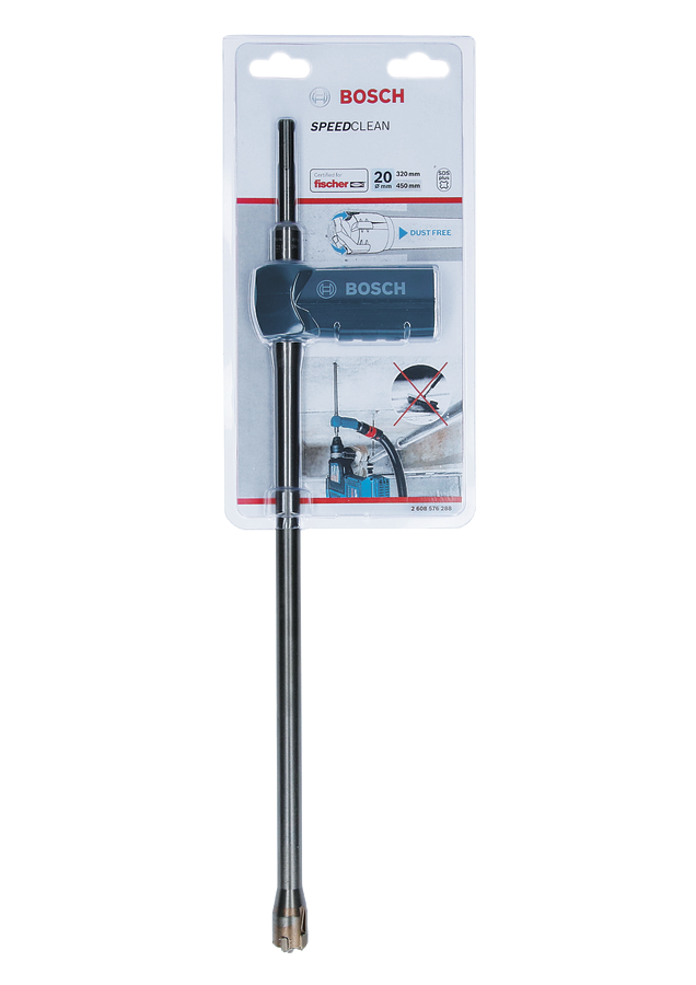 Bosch - SDS-Plus-9 Speed Clean Serisi Toz Atma Kanallı Kırıcı Delici Matkap Ucu 20*450 mm - Resim 2