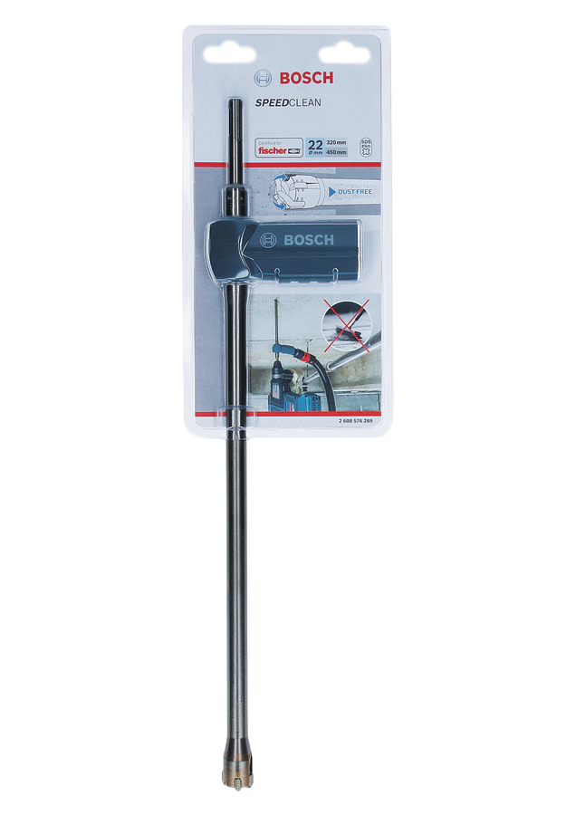 Bosch - SDS-Plus-9 Speed Clean Serisi Toz Atma Kanallı Kırıcı Delici Matkap Ucu 22*450 mm - Resim 2