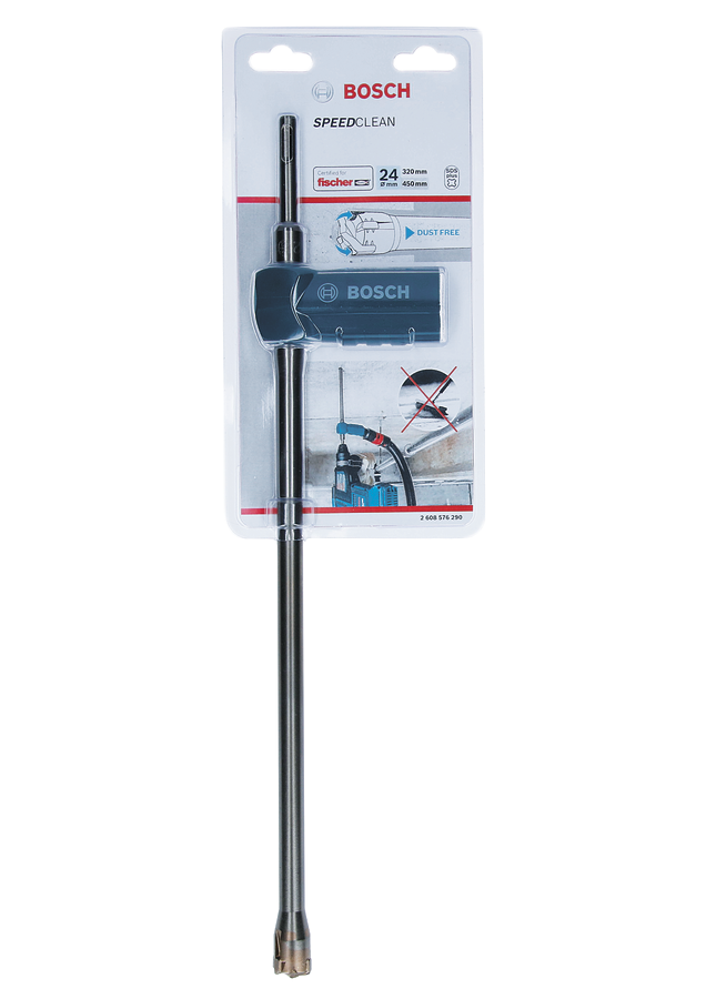 Bosch - SDS-Plus-9 Speed Clean Serisi Toz Atma Kanallı Kırıcı Delici Matkap Ucu 24*450 mm - Resim 2
