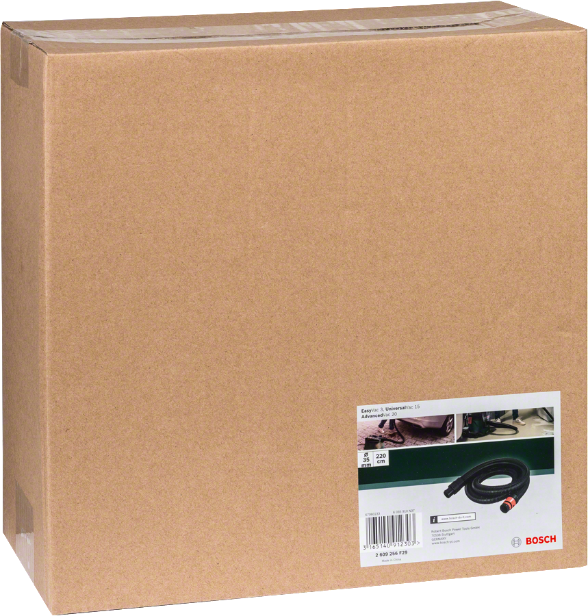 rgeler İçin Siyah hortum (EasyVac 3, UniversalVac 15 ve AdvancedVac 20 için uygun) - Resim 2