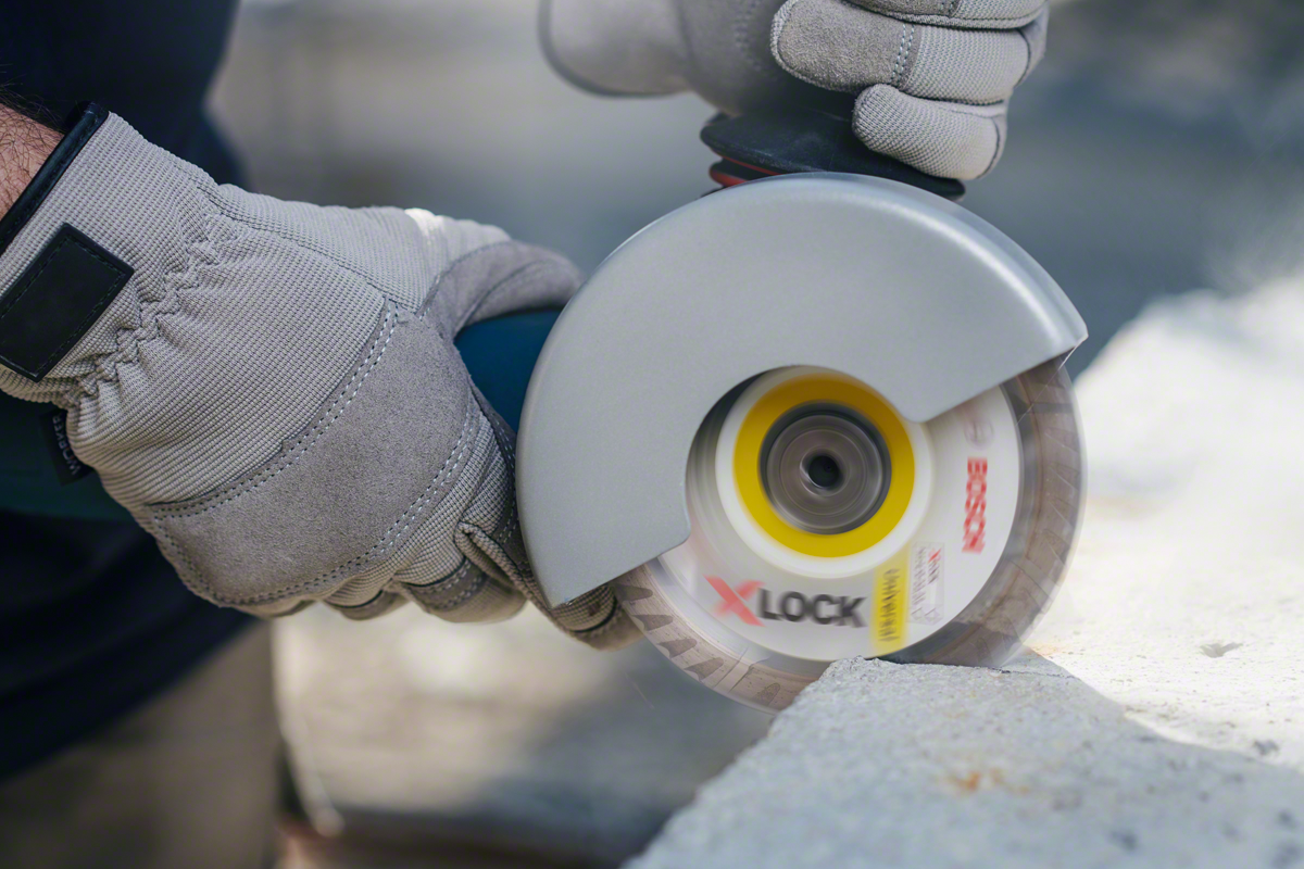 Bosch - X-LOCK - Standard Seri Genel Yapı Malzemeleri İçin Elmas Kesme Diski 115 mm - Resim 4