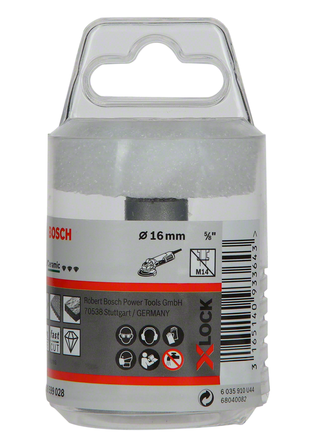 Bosch - X-LOCK - Best Serisi, Taşlama İçin Seramik Kuru Elmas Delici 16*30 mm - Resim 2