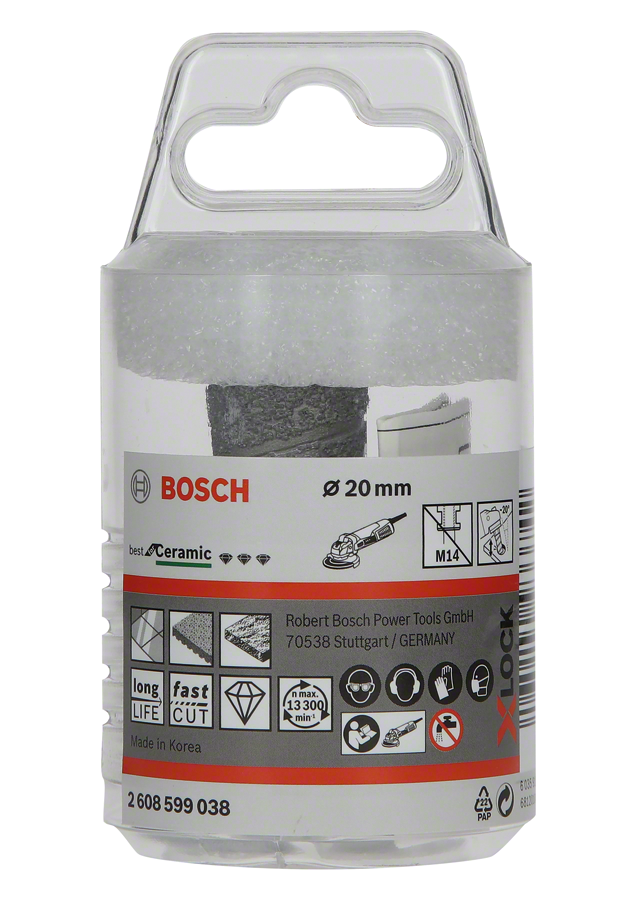 Bosch - X-LOCK - Best Serisi, Taşlama İçin Seramik Elmas Parmak Freze Ucu - Resim 2