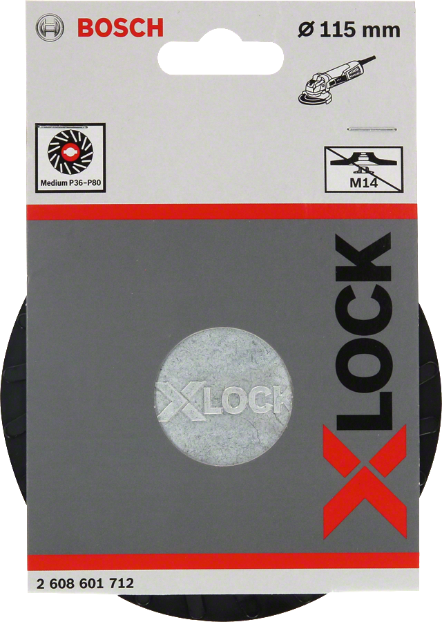 Bosch - X-LOCK - 115 mm Fiber Disk Orta Sertlikte Taban - Resim 2