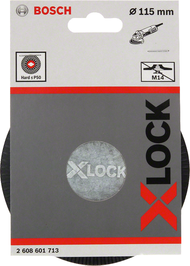 Bosch - X-LOCK - 115 mm Fiber Disk Sert Taban - Resim 2
