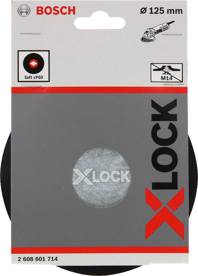 Bosch - X-LOCK - 125 mm Fiber Disk Yumuşak Taban - Resim 2