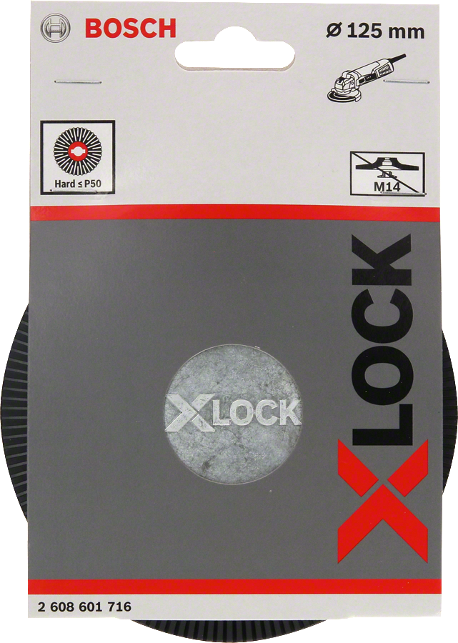 Bosch - X-LOCK - 125 mm Fiber Disk Sert Taban - Resim 2