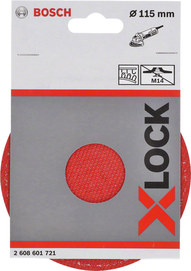 Bosch - X-LOCK - 115 mm M14 Kağıt Zımparalar için Taban - Resim 2
