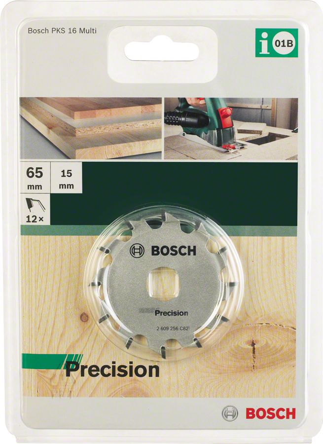 Bosch - PKS16 Ahşap için Daire Testere Bıçağı 65x15 mm-12 Diş - Resim 2