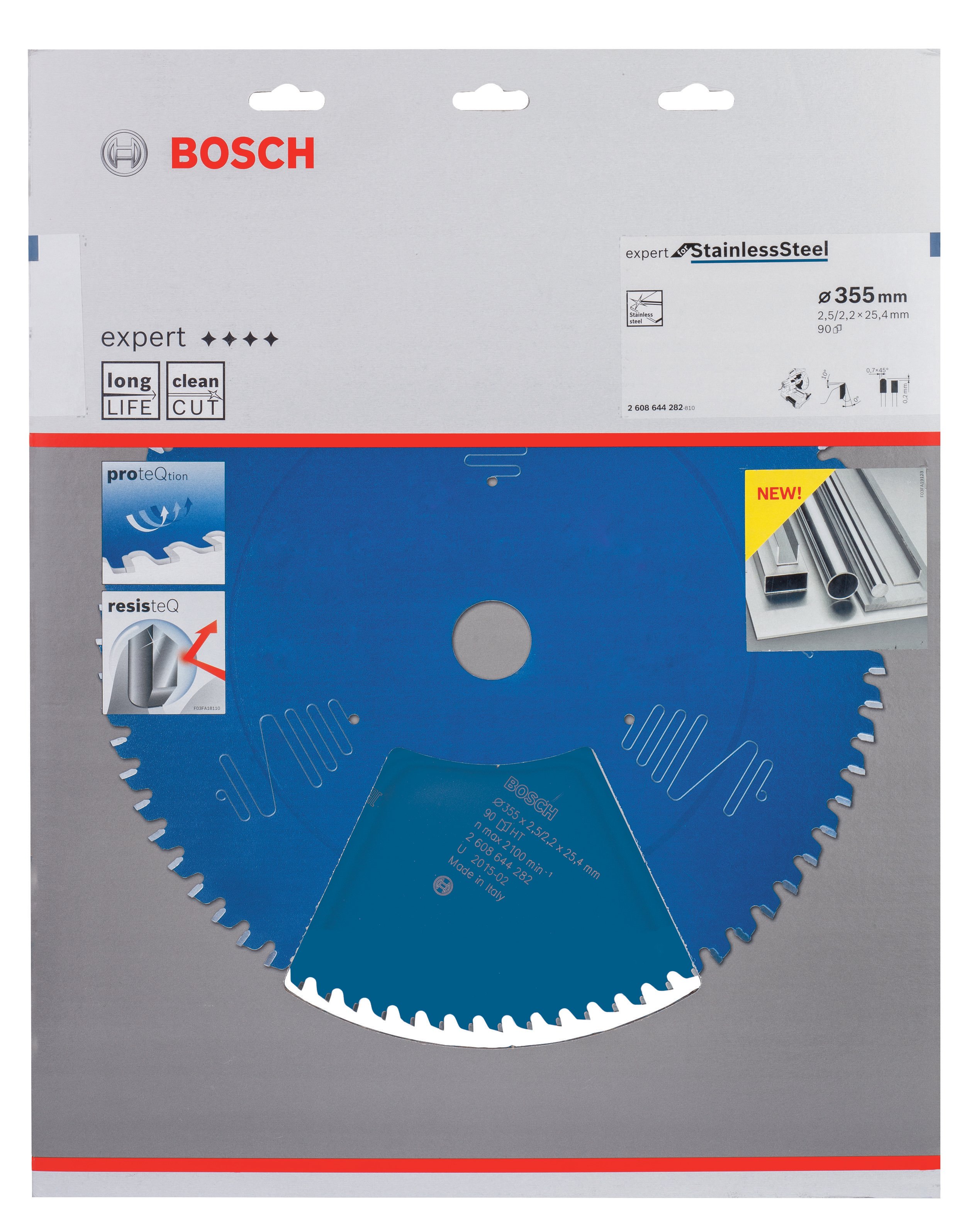 Bosch - Expert Serisi Paslanmaz Çelik için Daire Testere Bıçağı 355*25,4 mm 90 Diş - Resim 2