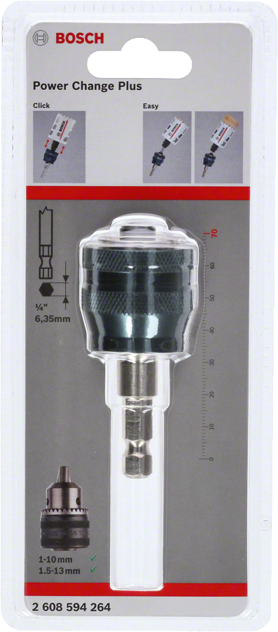 Bosch - Power Change Plus Adaptör 70 mm ve Ø 8.7 mm Şaft Girişli - Resim 2