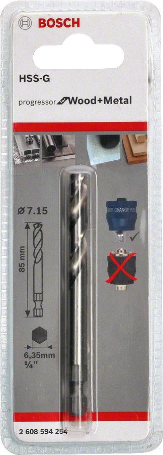 Bosch - Power Change Plus Yeni Progressor Serisi için HSS-G Merkezleme Ucu 85 mm - Resim 2