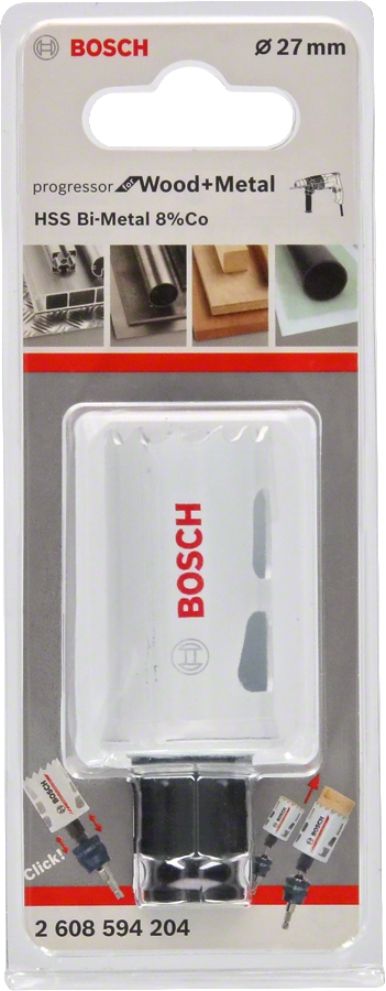 Bosch - Yeni Progressor Serisi Ahşap ve Metal için Delik Açma Testeresi (Panç) 27 mm - Resim 2