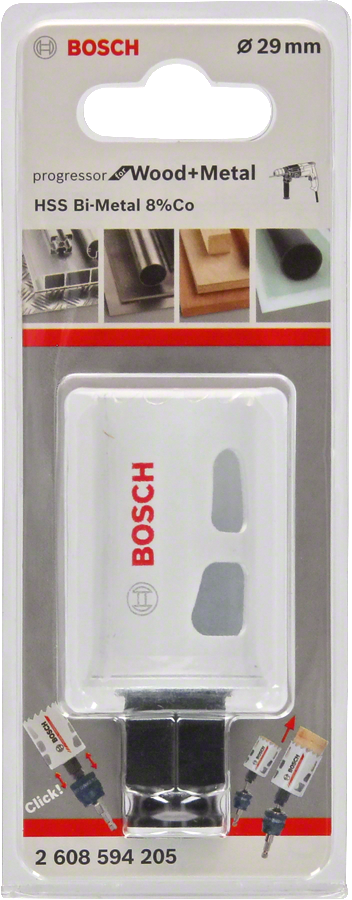 Bosch - Yeni Progressor Serisi Ahşap ve Metal için Delik Açma Testeresi (Panç) 29 mm - Resim 2