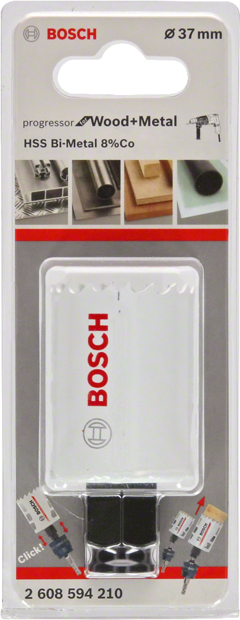 Bosch - Yeni Progressor Serisi Ahşap ve Metal için Delik Açma Testeresi (Panç) 37 mm - Resim 2
