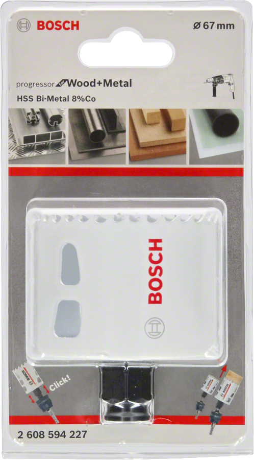 Bosch - Yeni Progressor Serisi Ahşap ve Metal için Delik Açma Testeresi (Panç) 67 mm - Resim 2