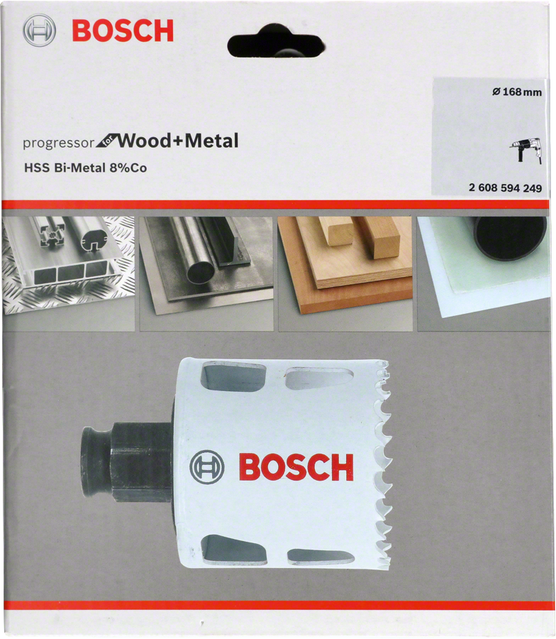 Bosch - Yeni Progressor Serisi Ahşap ve Metal için Delik Açma Testeresi (Panç) 168 mm - Resim 2