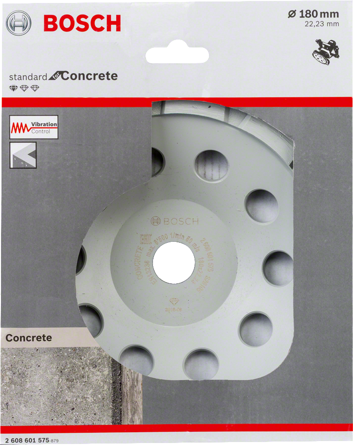 Bosch - Standard Seri Beton İçin Elmas Çanak Disk 180 mm - Resim 2