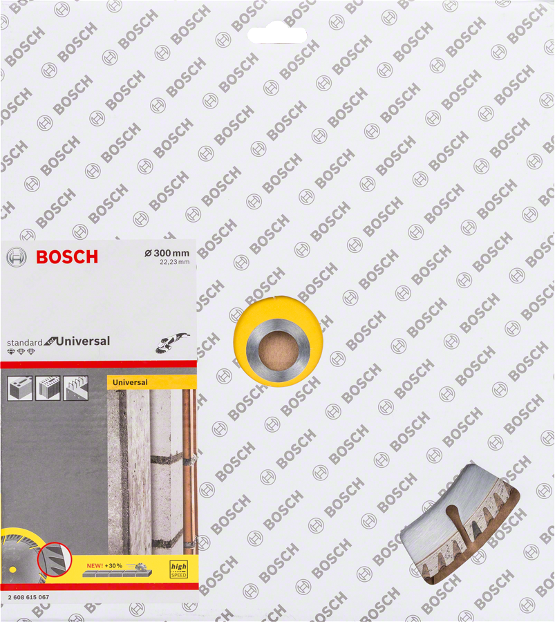 Bosch - Standard Seri Genel Yapı Malzemeleri İçin Elmas Kesme Diski 300 mm - Resim 2