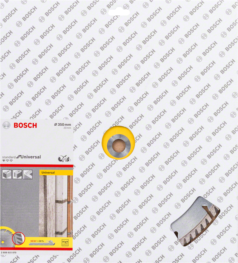 Bosch - Standard Seri Genel Yapı Malzemeleri ve Metal İçin Elmas Kesme Diski 350*20 mm - Resim 2