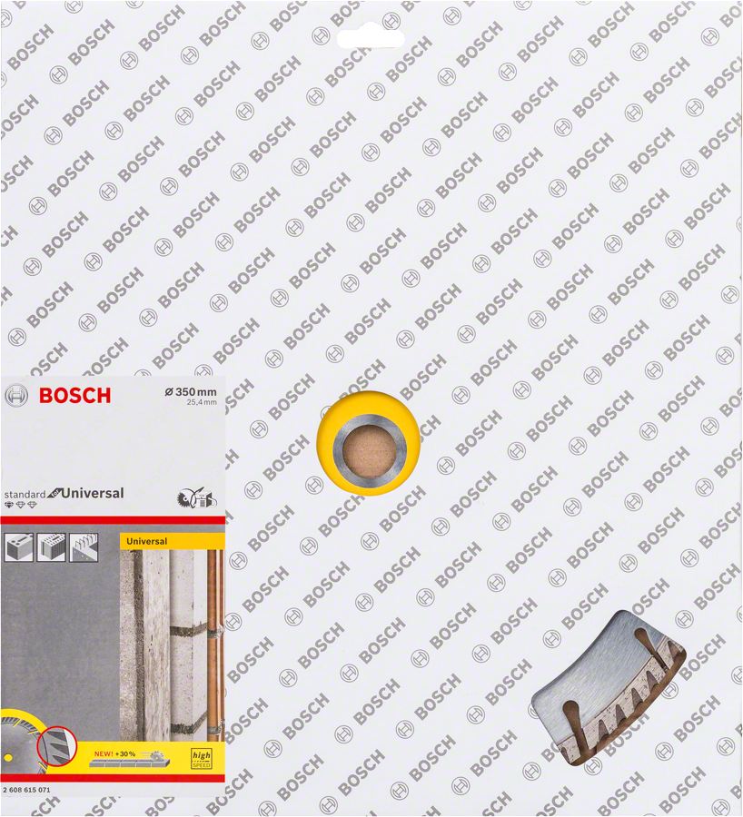 Bosch - Standard Seri Genel Yapı Malzemeleri ve Metal İçin Elmas Kesme Diski 350*25,4 mm - Resim 2