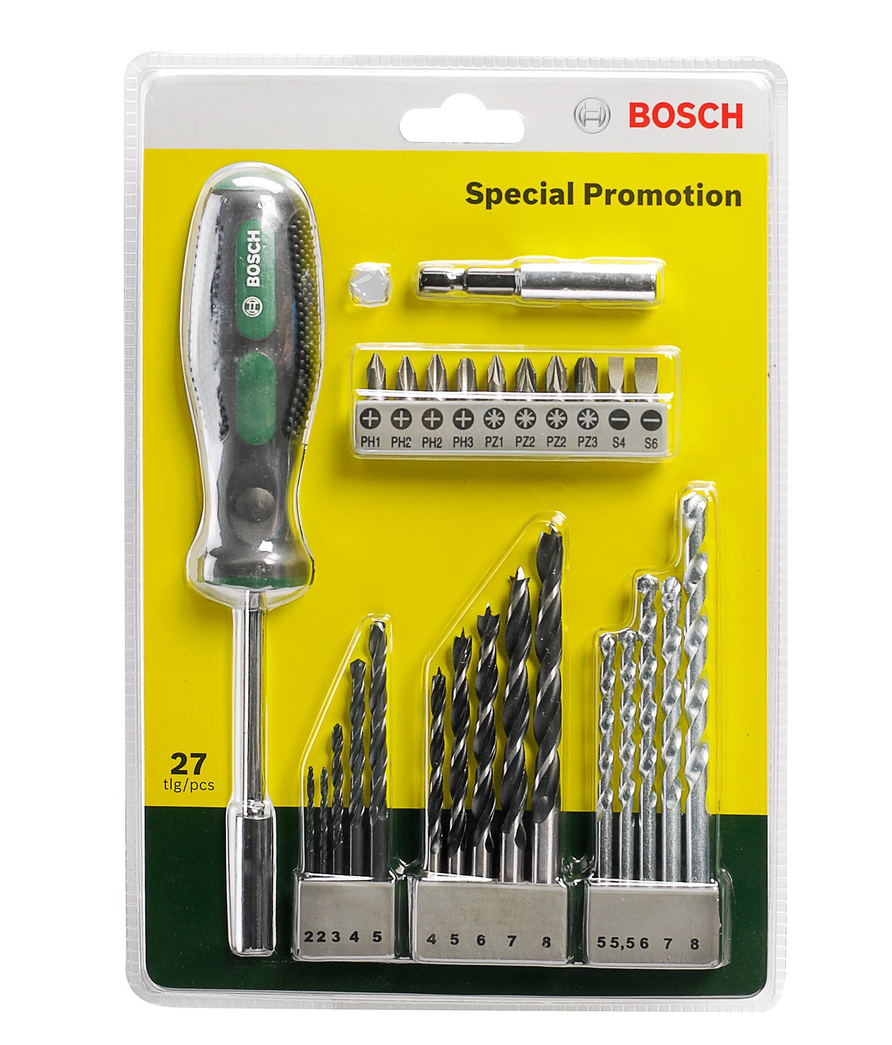 Bosch - 27 Parça Tornavidalı Vidalama ve Matkap Ucu Seti - Resim 2