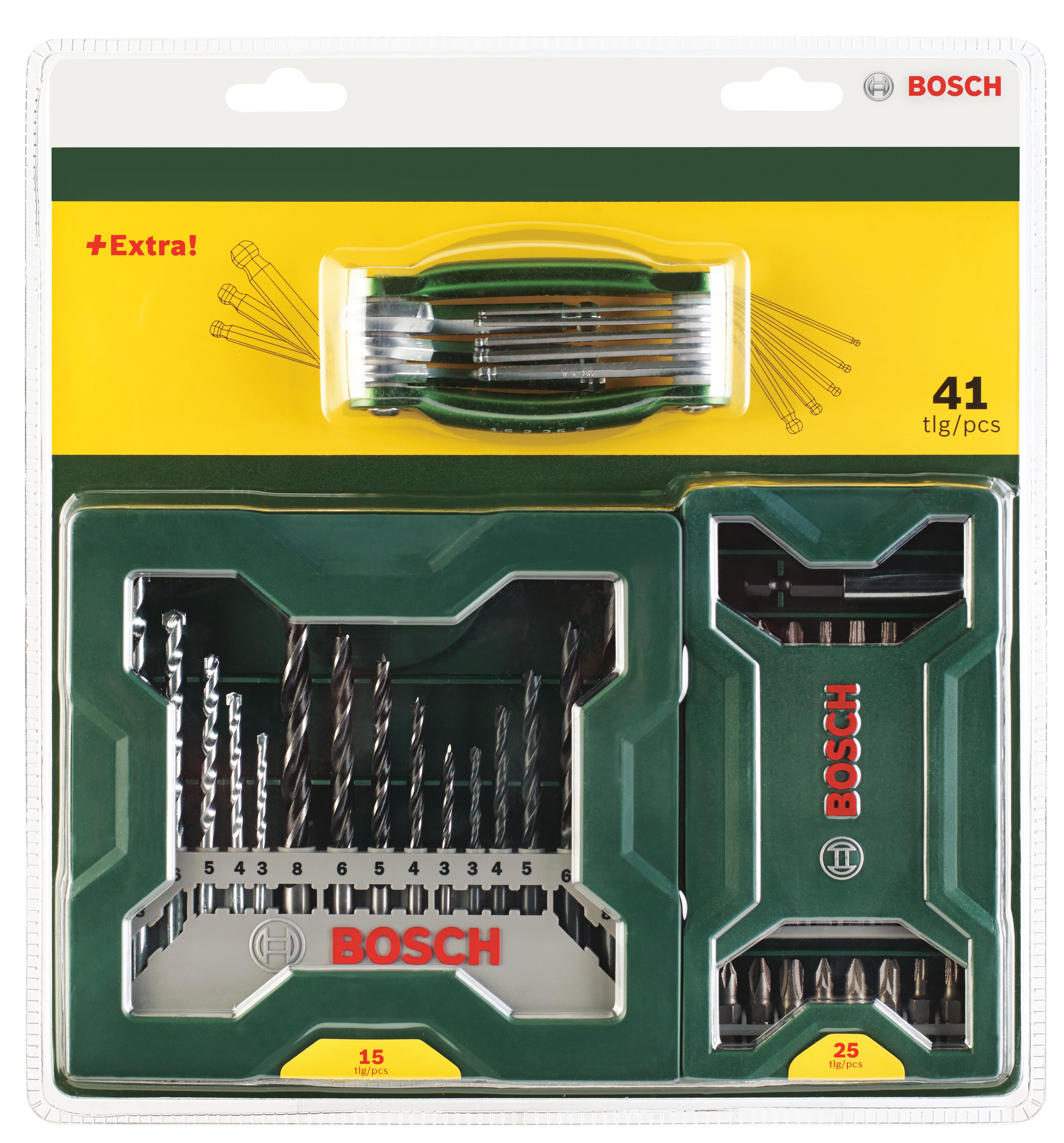 Bosch - X-Line 15 Parça Delme & 25 Parça Vidalama Ucu Seti - Resim 2