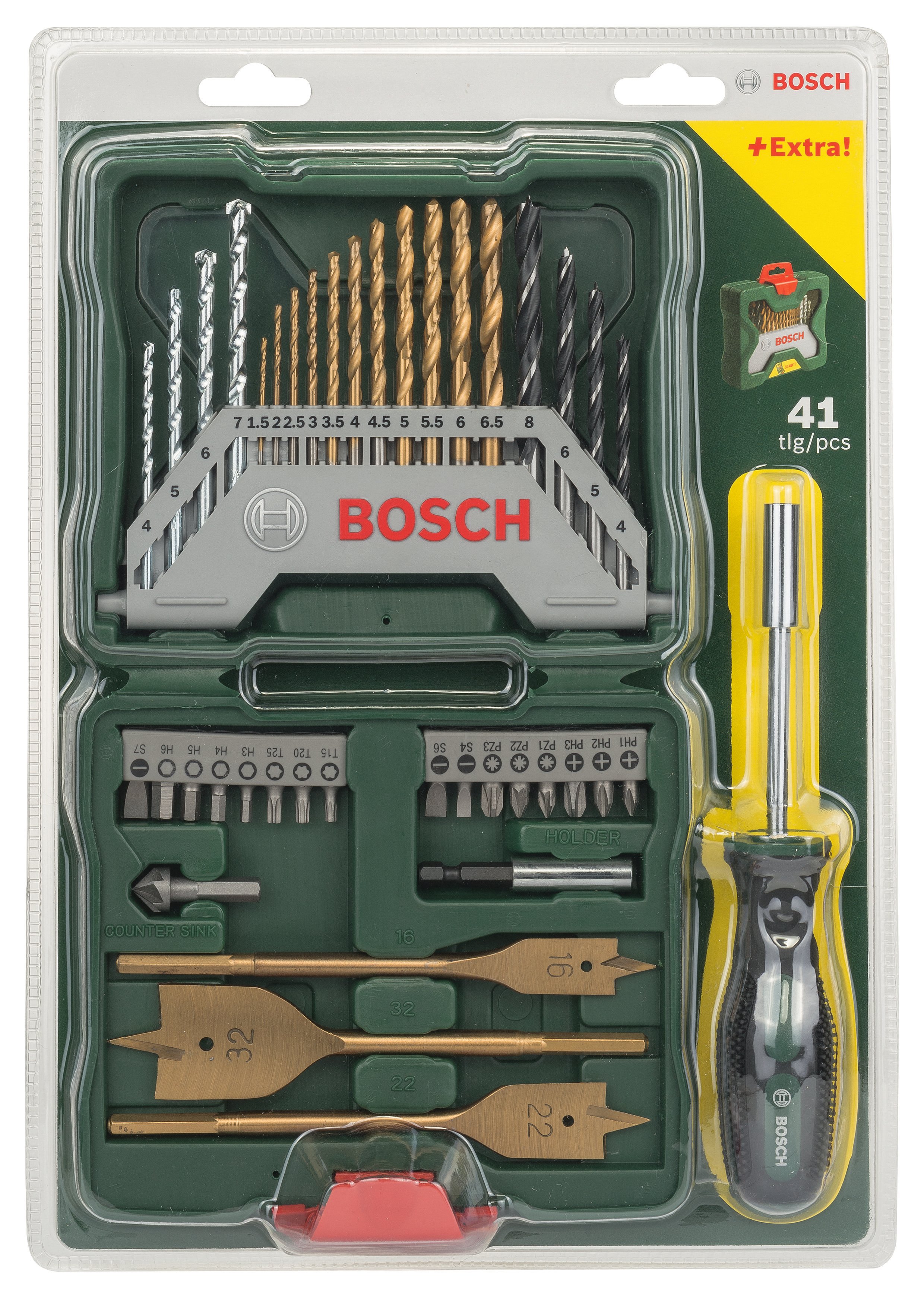 Bosch - X-Line 40 Parça Titanyum Tornavidalı Karışık Aksesuar Seti - Resim 2