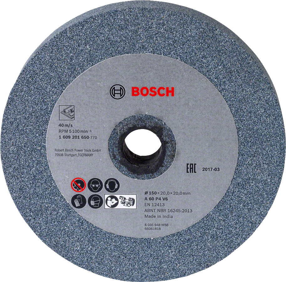 Bosch - GBG 35-15 Taşlama Motorları İçin Taş 150*20*20 mm 60 Kum